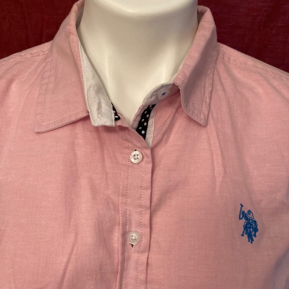 LAST CHANCE! American Polo Association Pink Button-Down Shirt - Picture 3 of 7